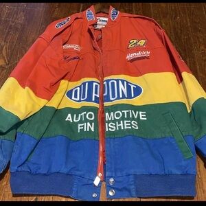 Vintage DUPOINT NASCAR RACING JACKET Size XL Adult